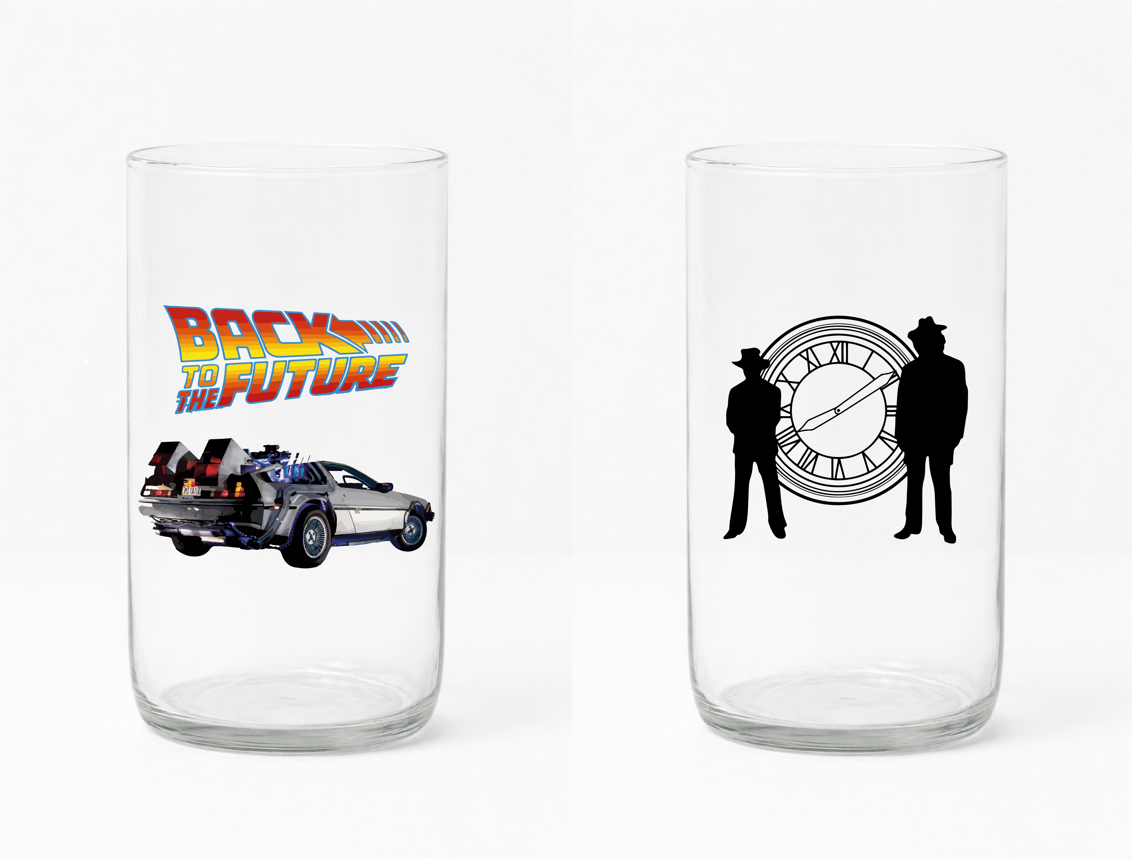 Vaso Reciclado Volver al Futuro